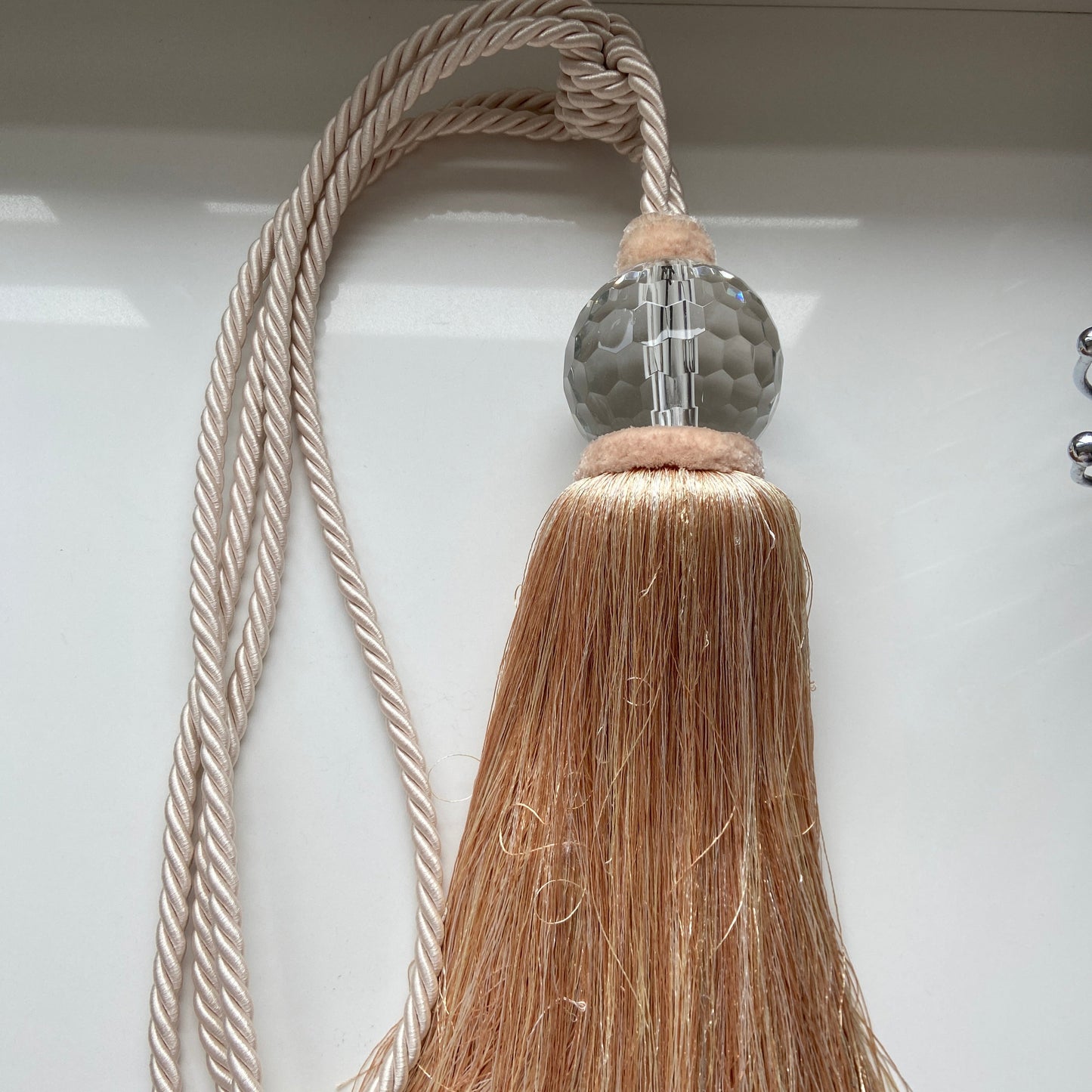 Glass Ball Tieback