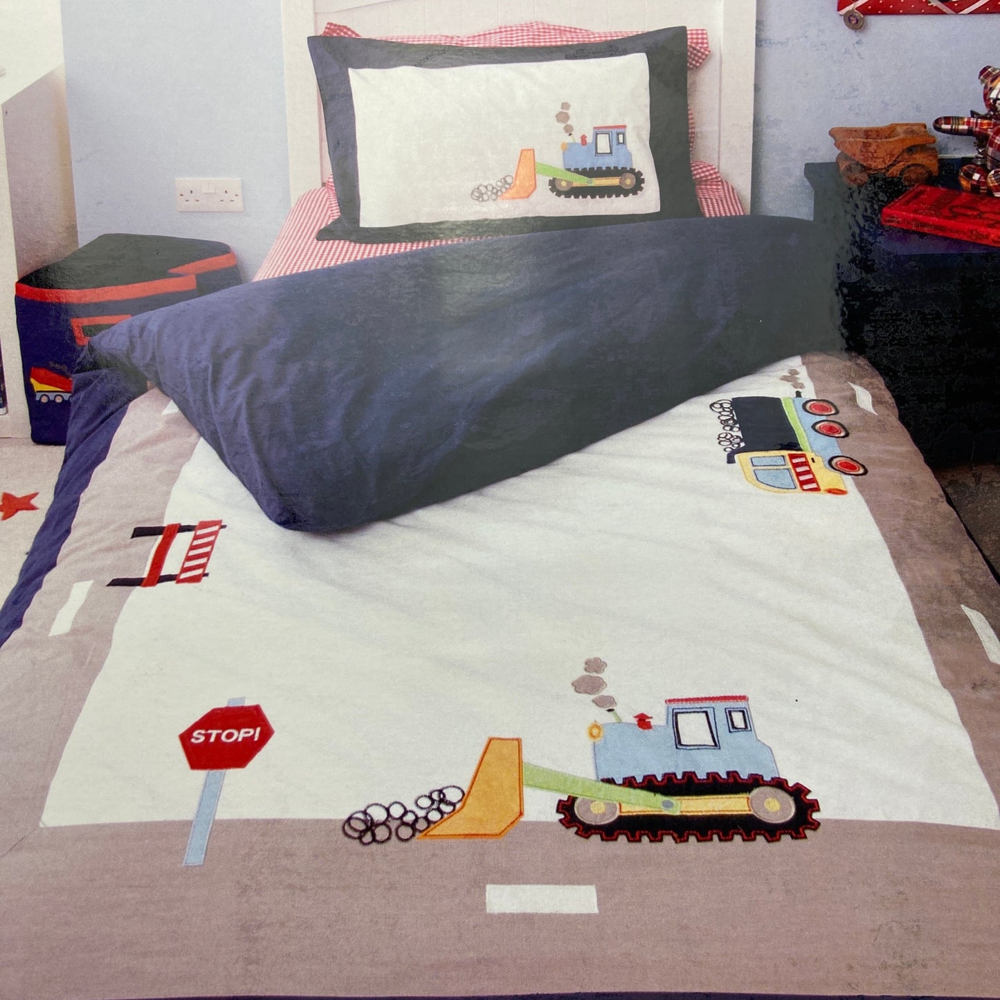 Trucks & Diggers Duvet Set by Babyface