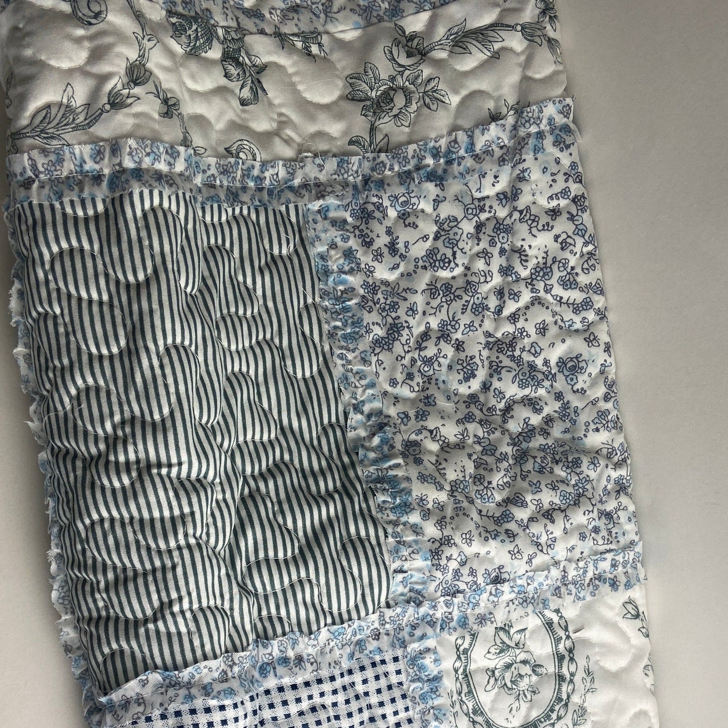 Patchwork Toile Bedspread Set by Cocoon Home