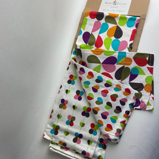 Brokenhearted Tea Towel Set by Beau & Elliott