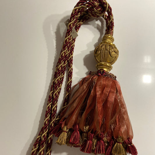 Florentine Ribbon Tieback by Jones Interiors