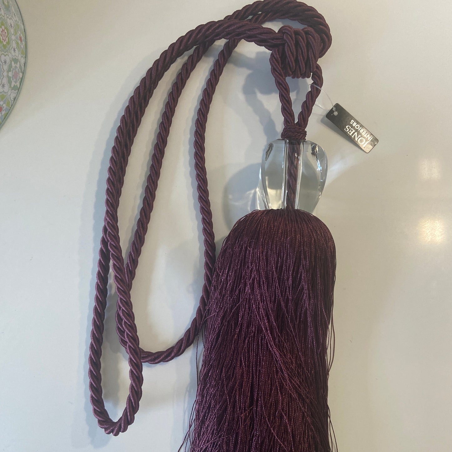 Henley Glass Tieback by Jones Interiors