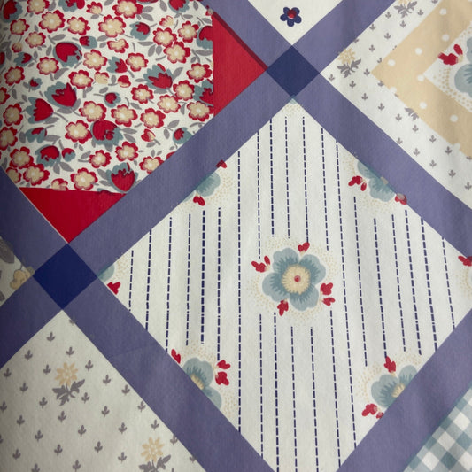 Evie Cornflower PVC Table Cloth by Kirstie Allsopp Home Living