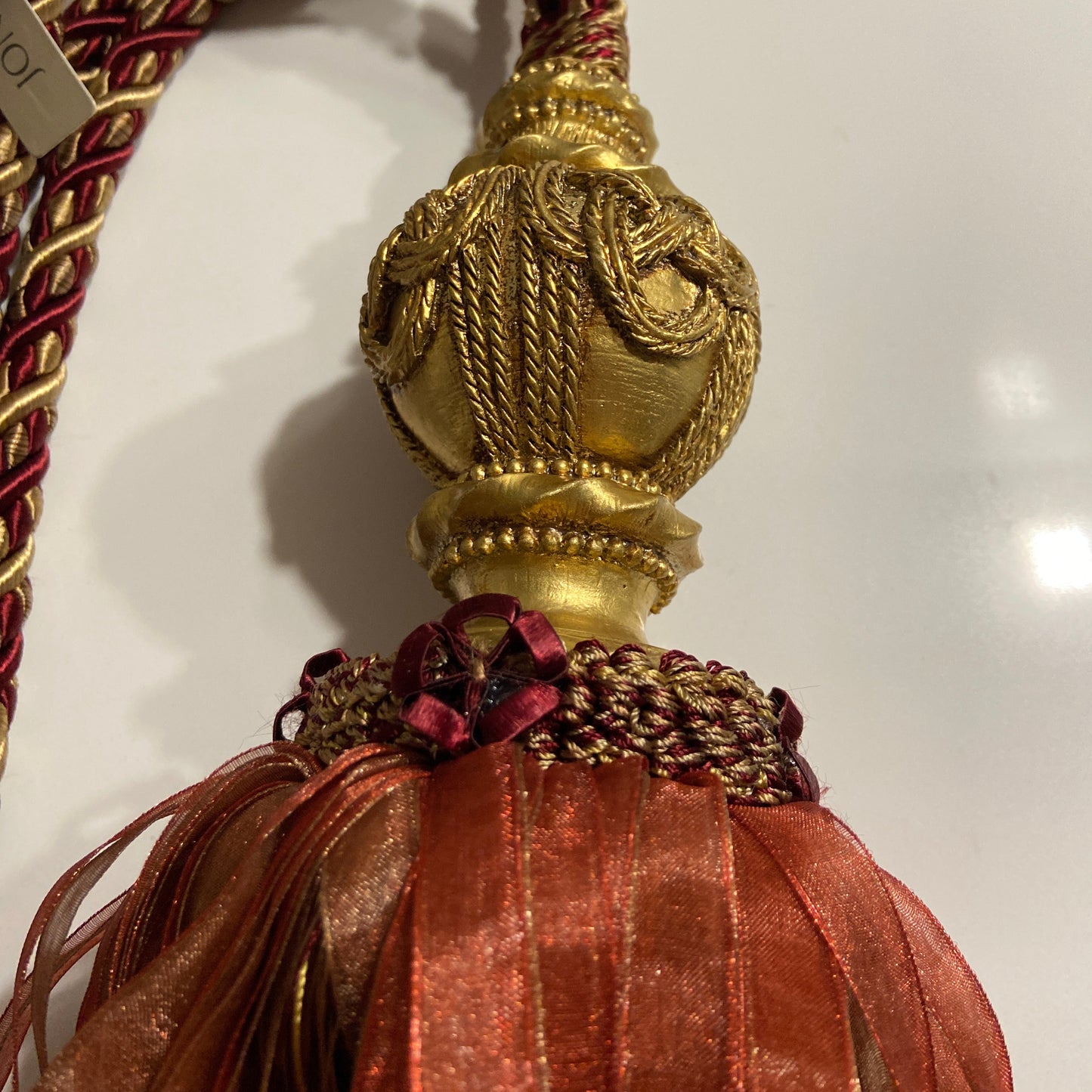 Florentine Ribbon Tieback by Jones Interiors
