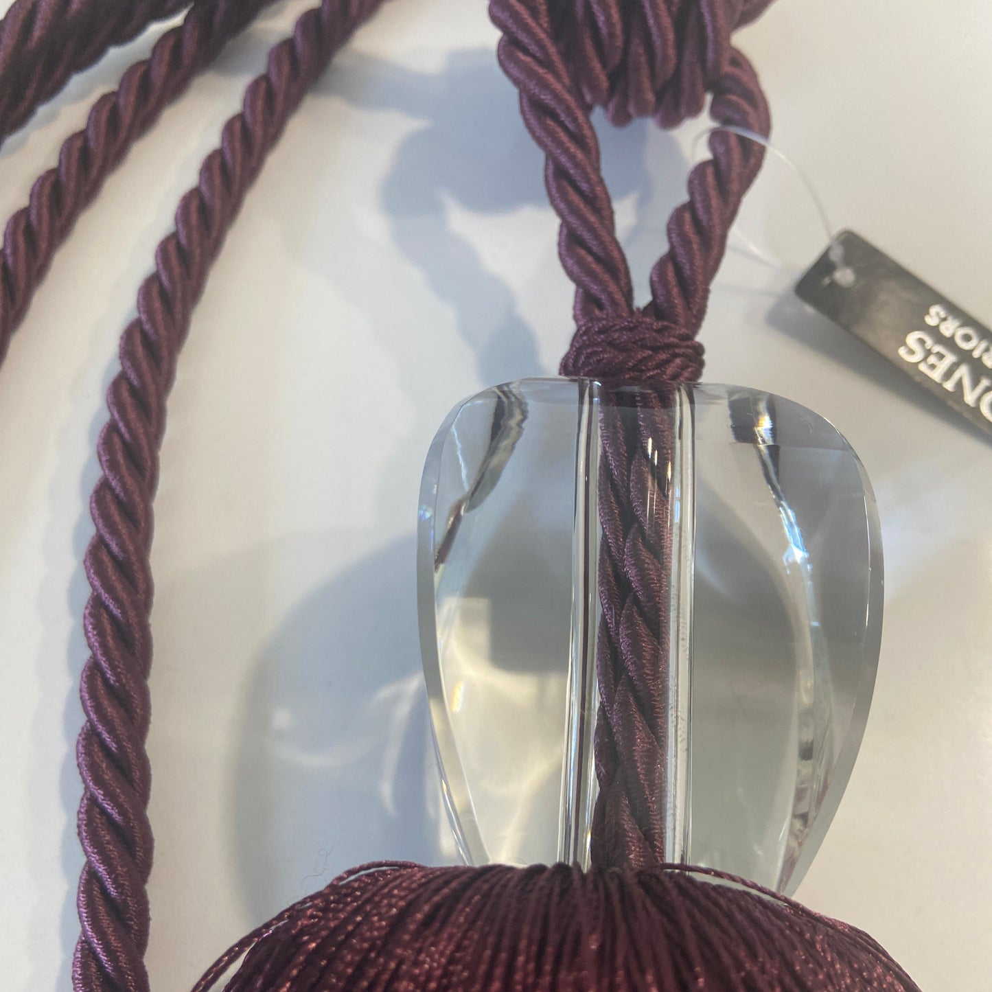 Henley Glass Tieback by Jones Interiors