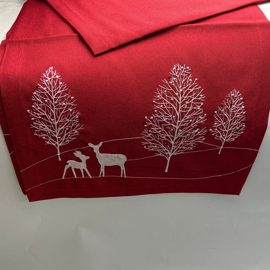 Reindeer Table Runner by Walton & Co.