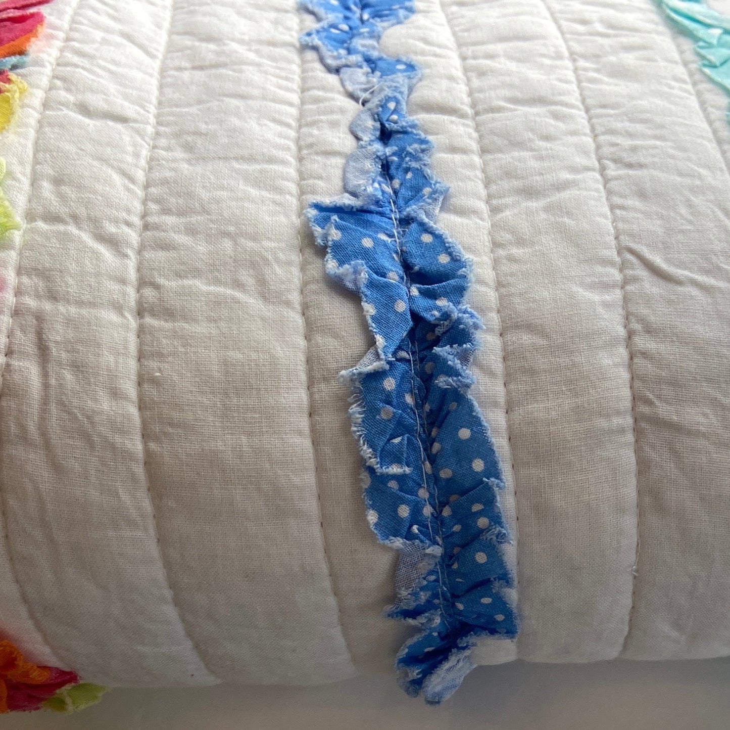 Ruffle Quilted Throw by Helena Springfield Kosy Kids
