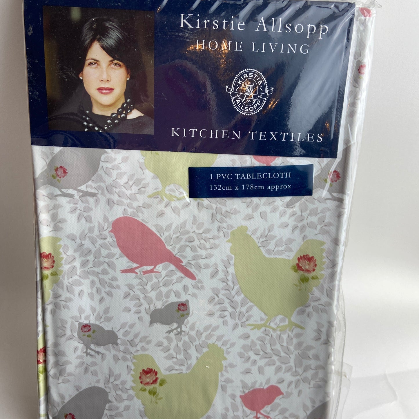Savannah Coral PVC Table Cloth by Kirstie Allsopp Home Living
