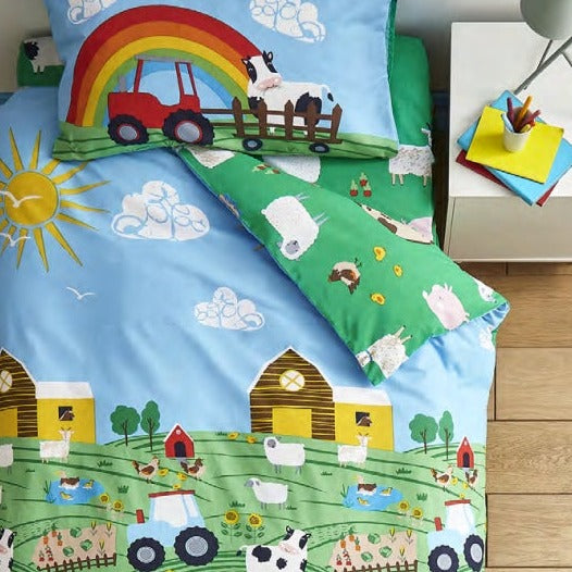 Farmyard Animals Duvet Set by Catherine Lansfield Kids
