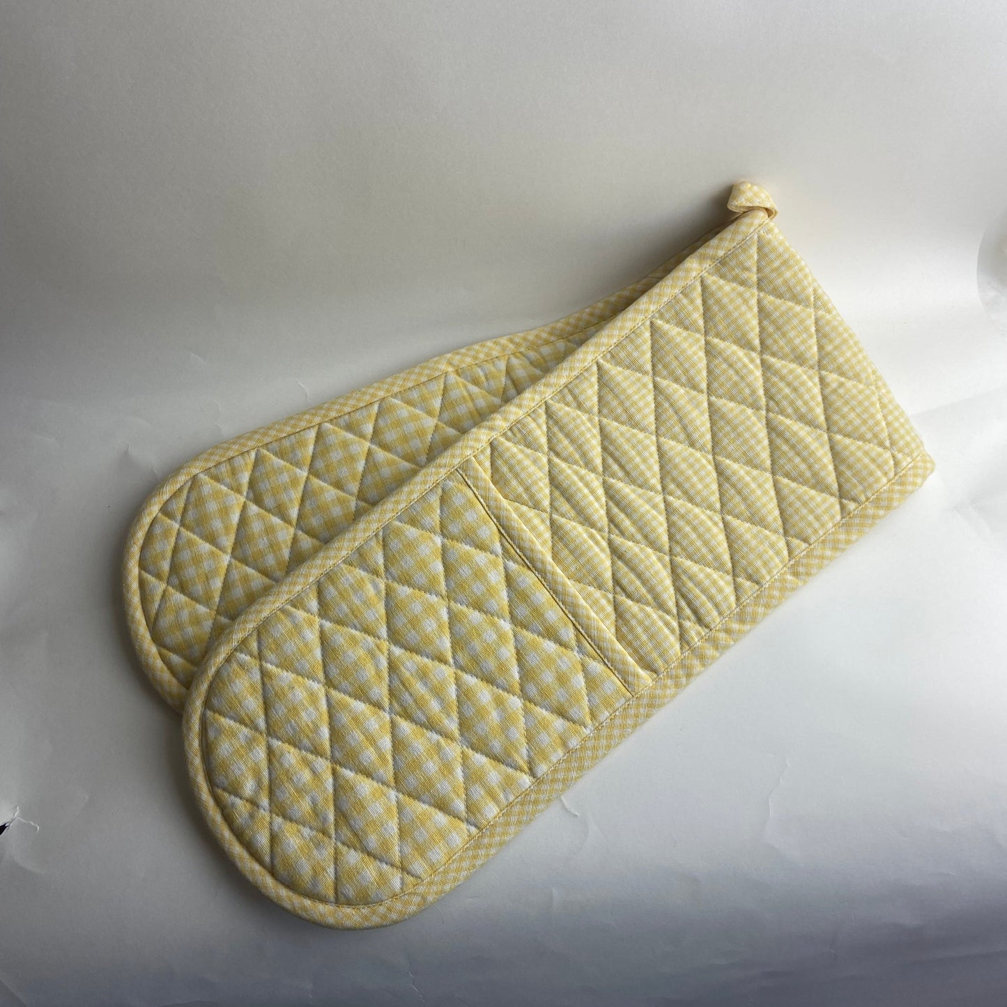 Auberge Double Oven Glove by Walton & Co - Cotton - Gingham