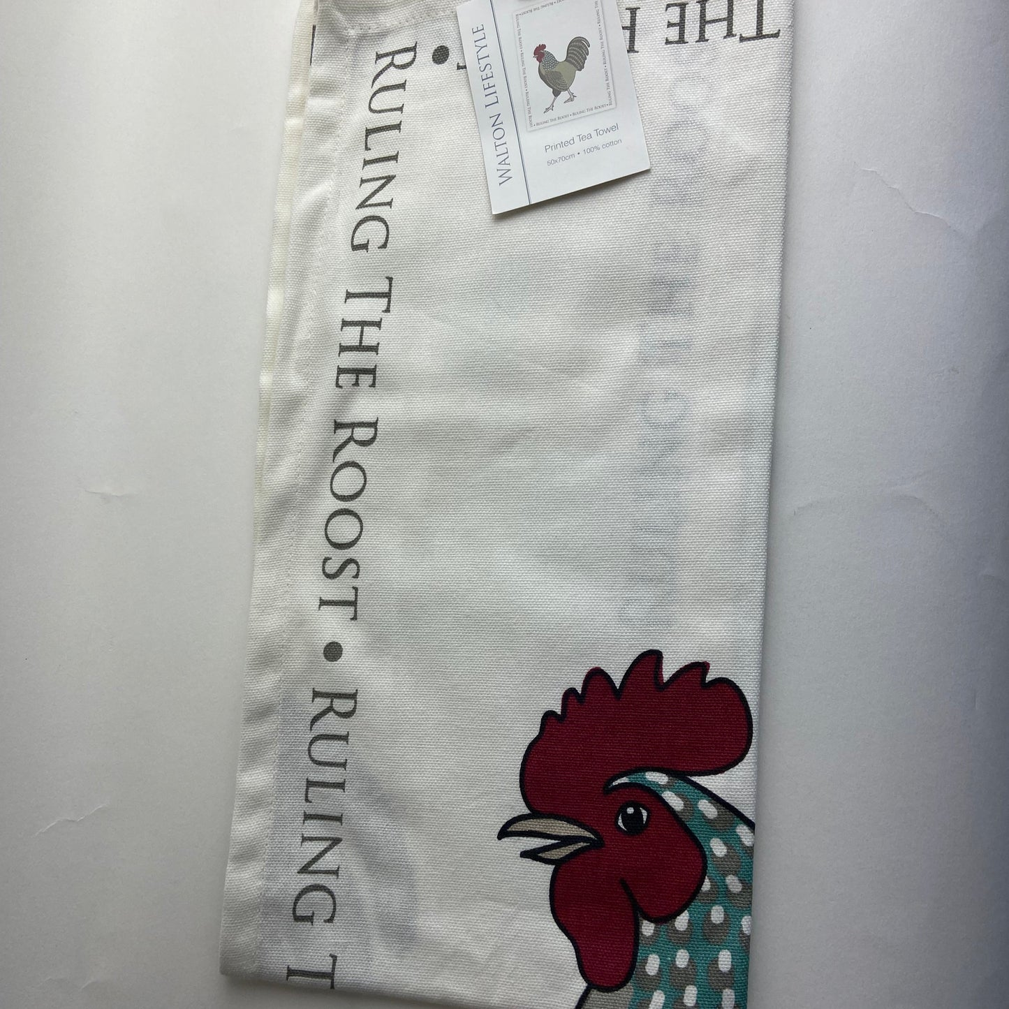 Ruling The Roost Tea Towel by Walton Lifestyle