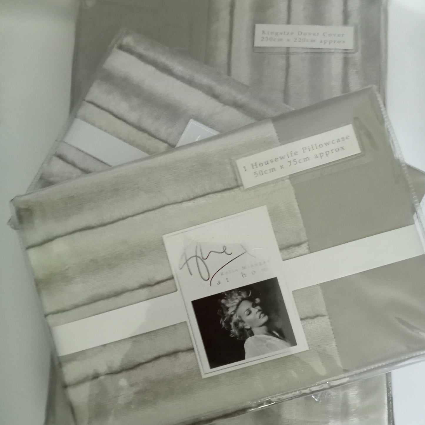 Lucette Duvet Cover and Housewife Pillowcase/s by Kylie Minogue at home