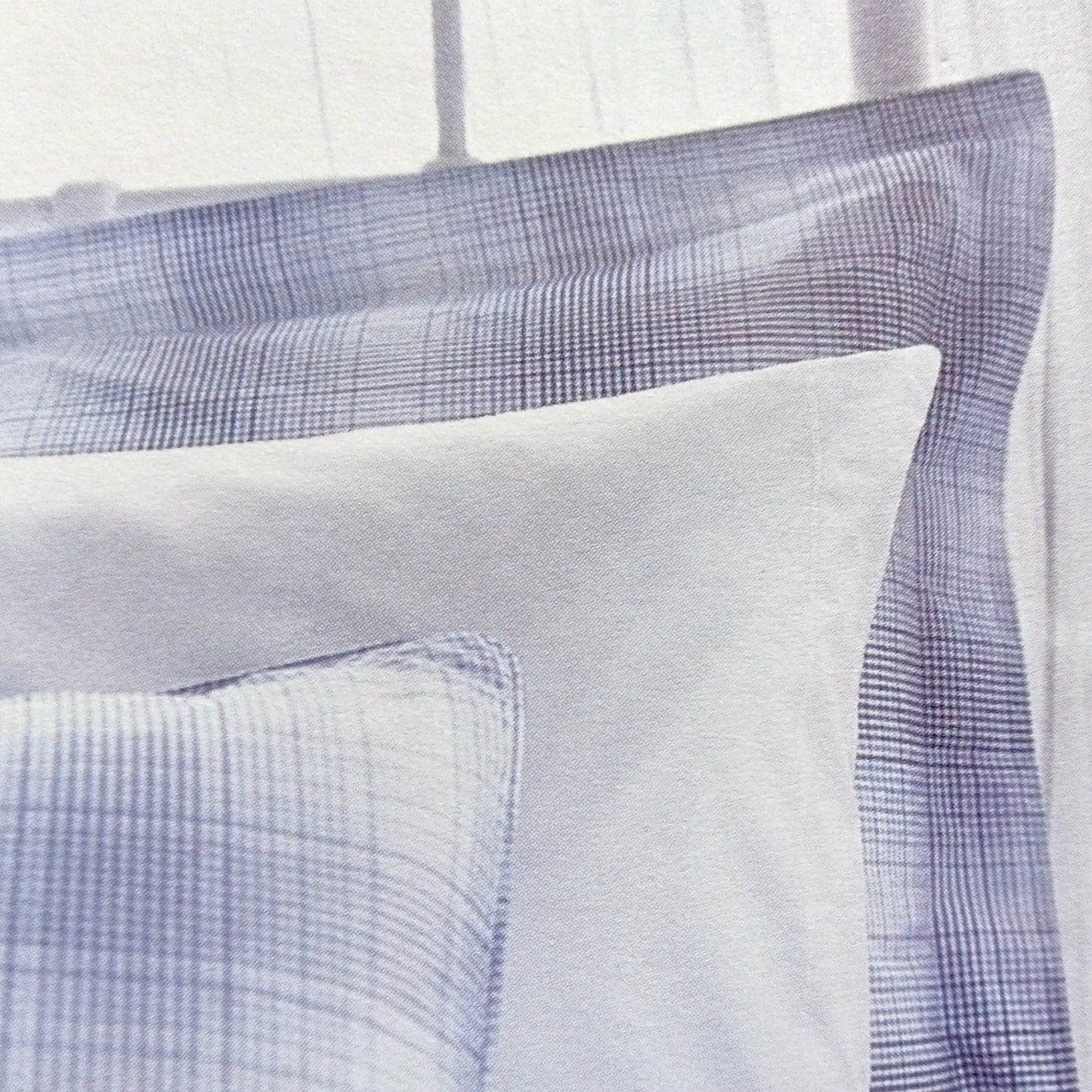 Check Cotton Duvet Set by Bianca