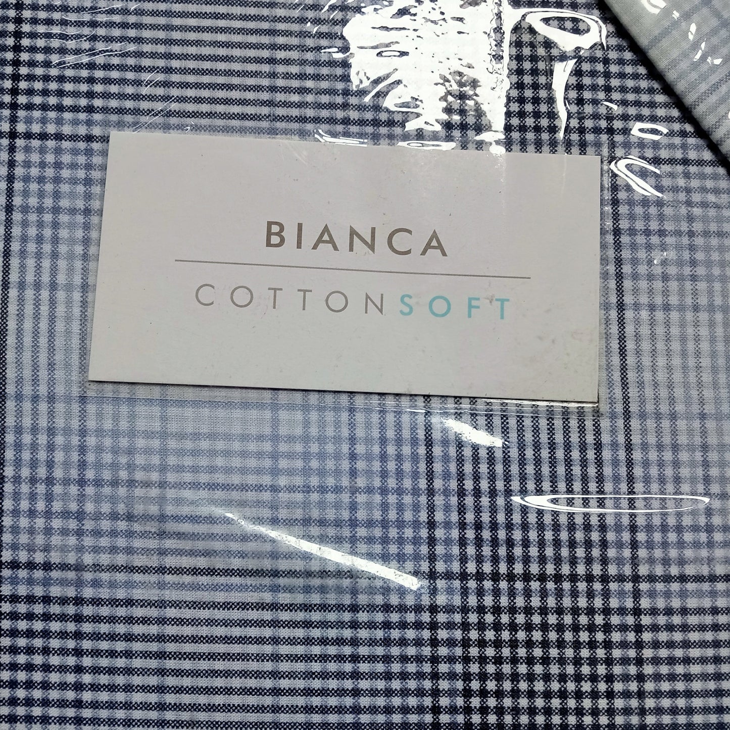 Check Cotton Duvet Set by Bianca