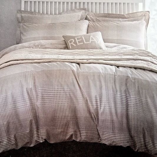 Check Oxford Pillowcase by Bianca - 100% Cotton - 50 x 75 cm