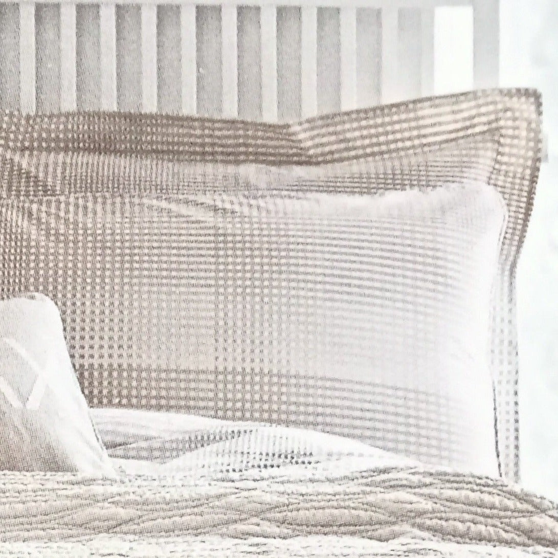 Check Oxford Pillowcase by Bianca