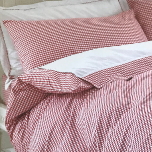 Gingham Duvet Cover by Peacock Blue