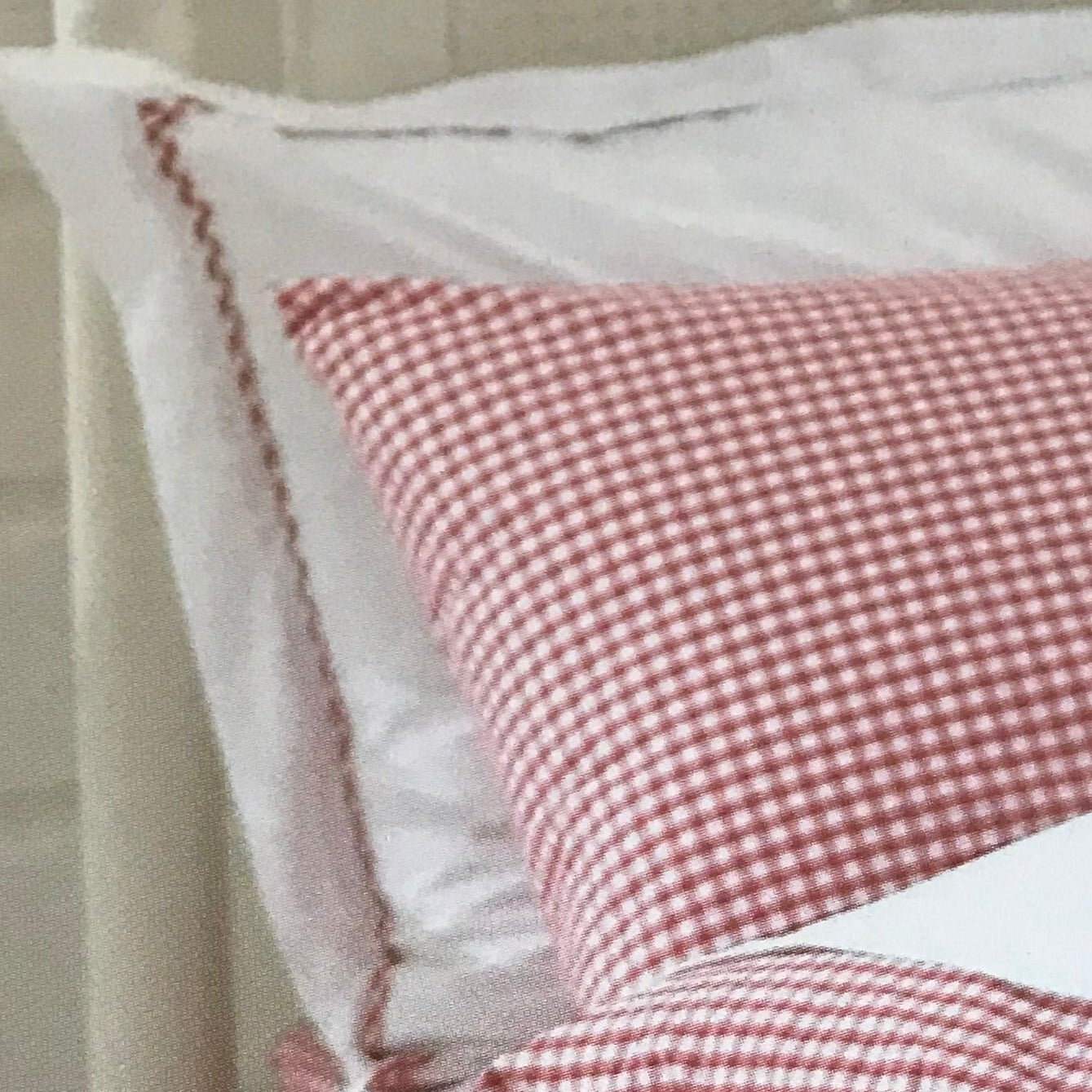 Gingham Pillowcase by Peacock Blue