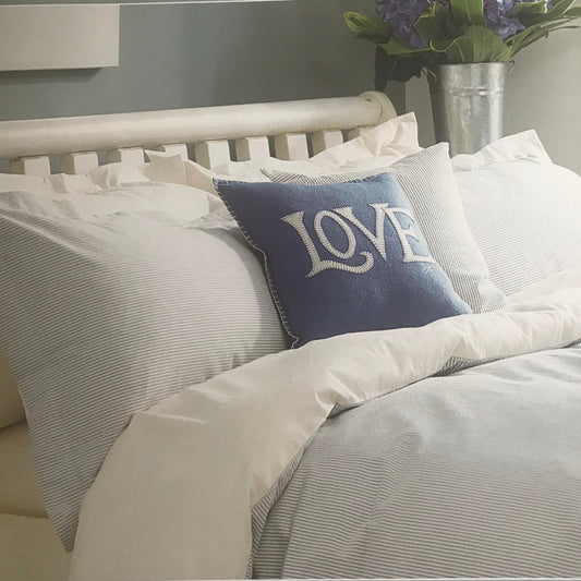 Maine Duvet Set by Peacock Blue