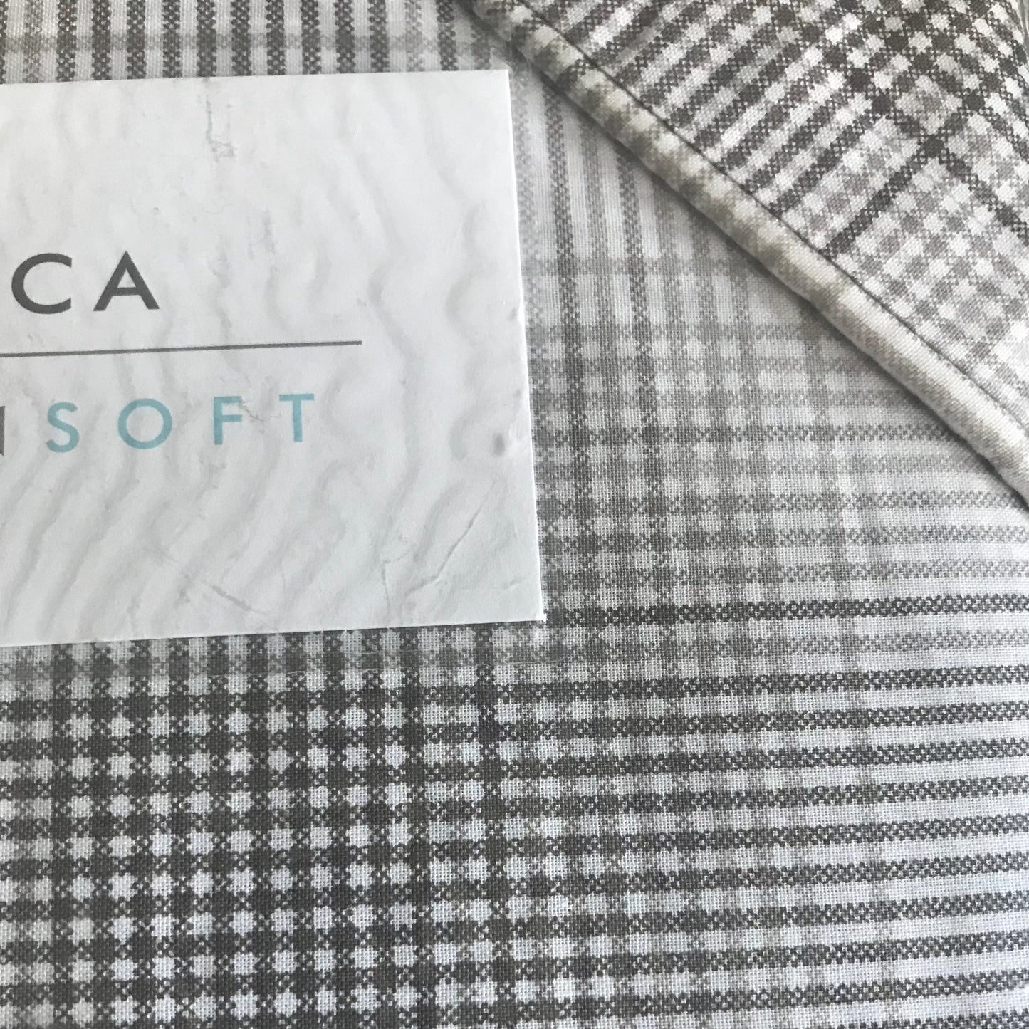 Check Cotton Duvet Set by Bianca