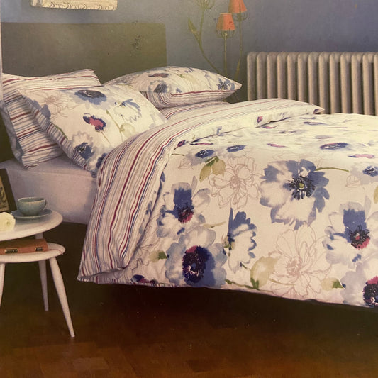 Layla Duck Egg Duvet Set by Kingsley Home