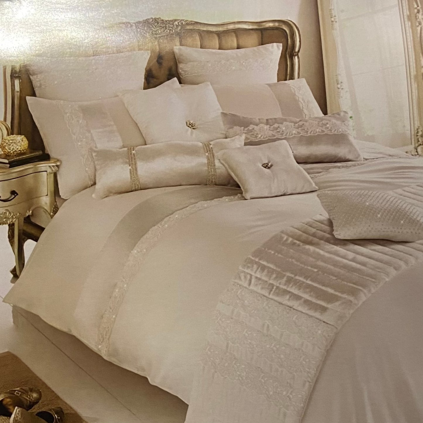 Madaline Square Pillowcase by Kylie Minogue at Home