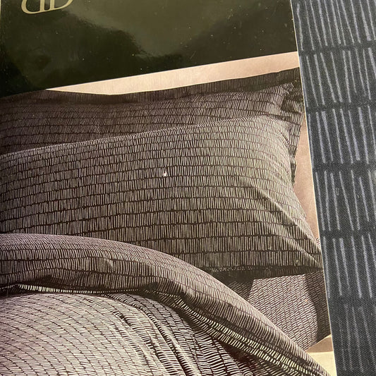 Idaho Charcoal Duvet Set by Dreams n Drapes