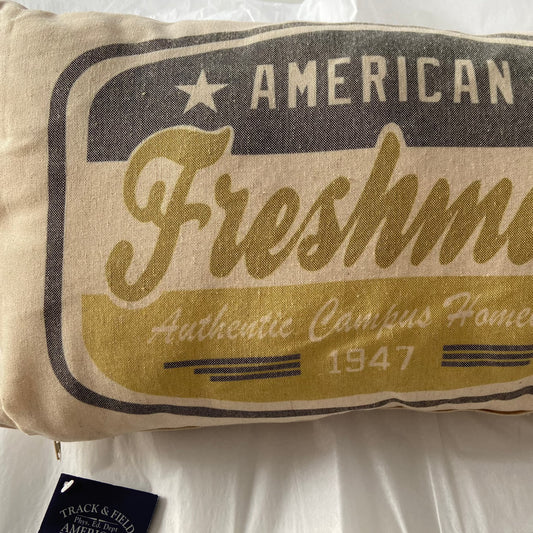 American Freshman Freshman Lime Cushion by Track & Field