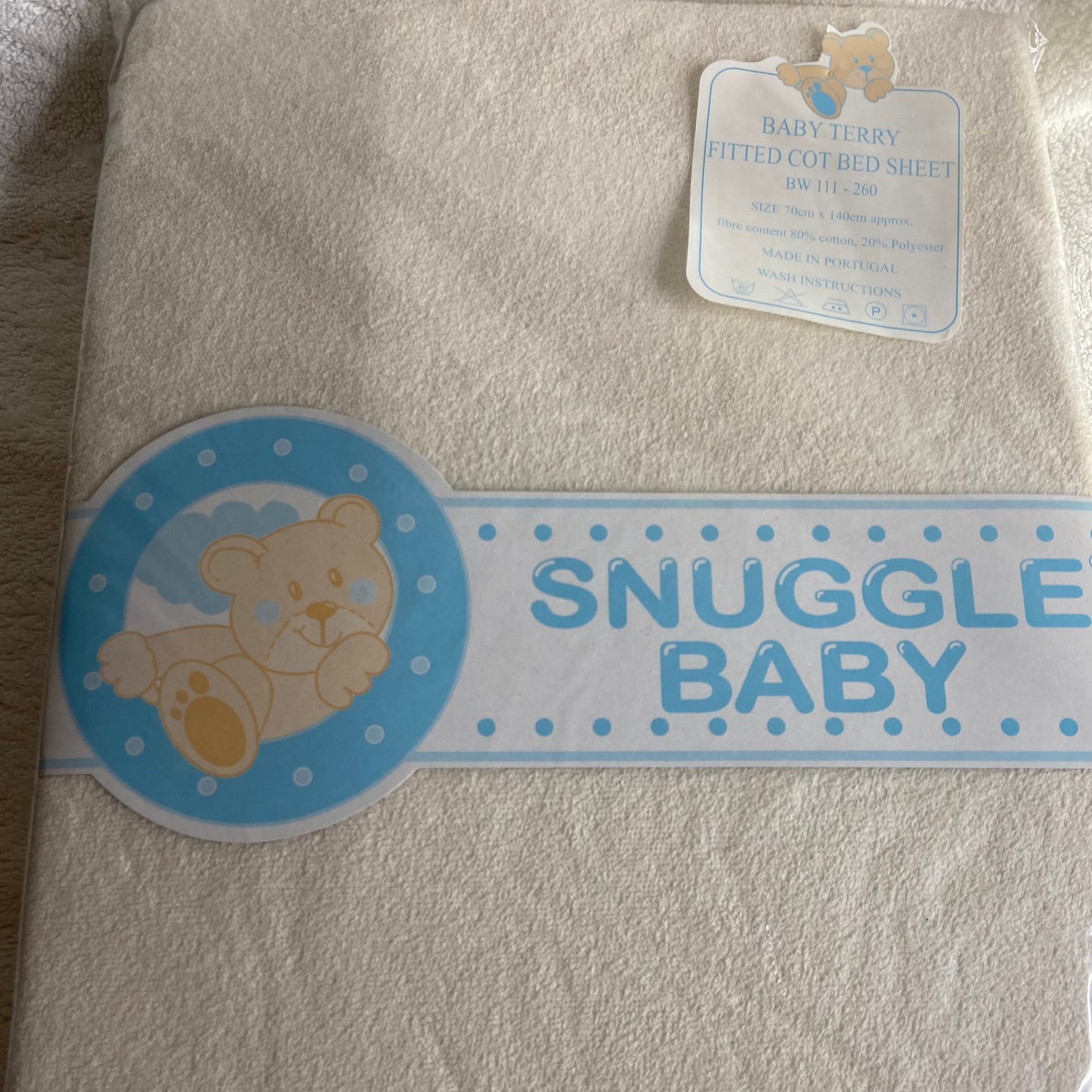 Fitted Cot Bed Sheet by Snuggle Baby