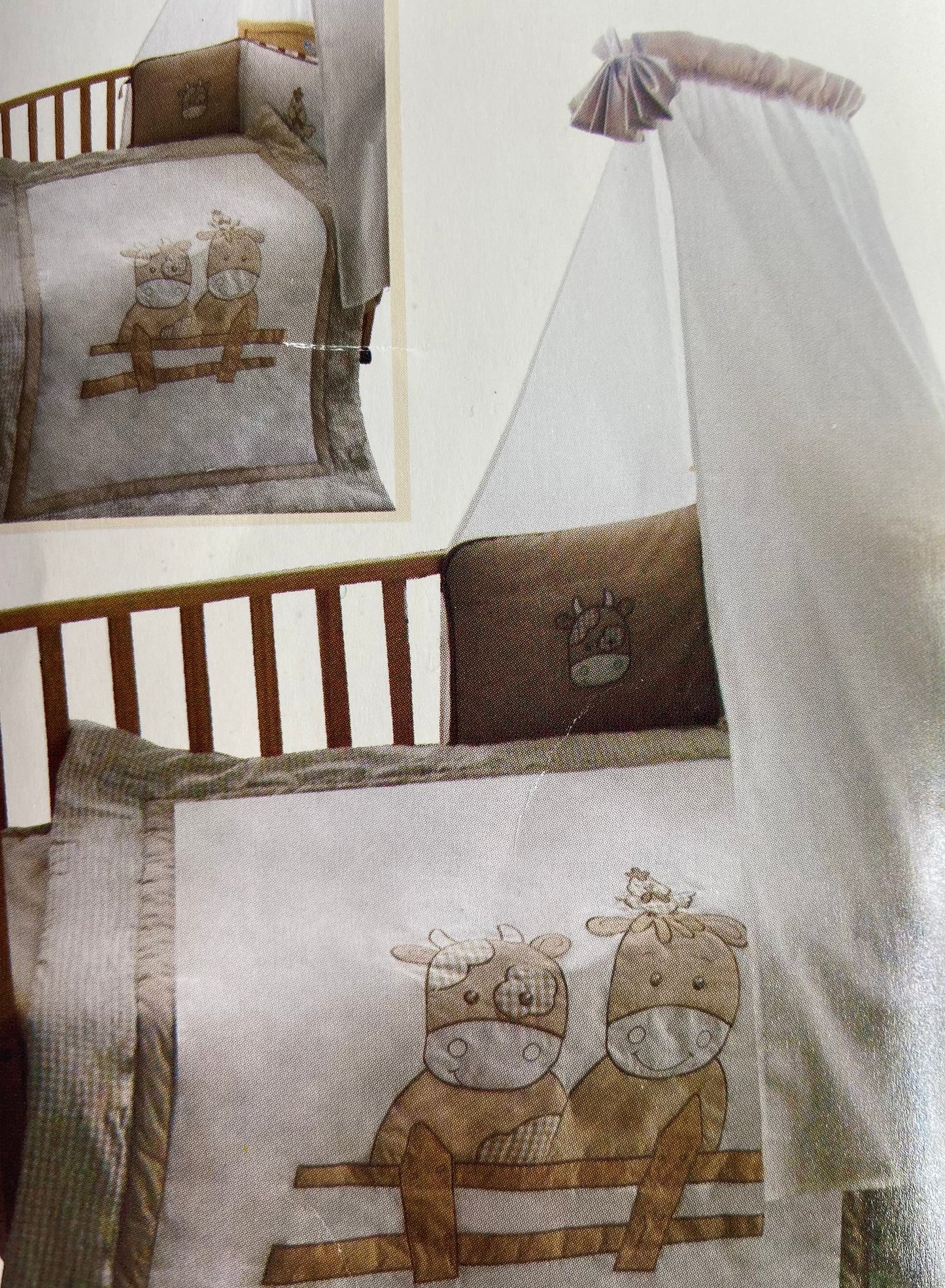 Cot Bed Canopy, Quilt & Bumper by Snuggle Baby