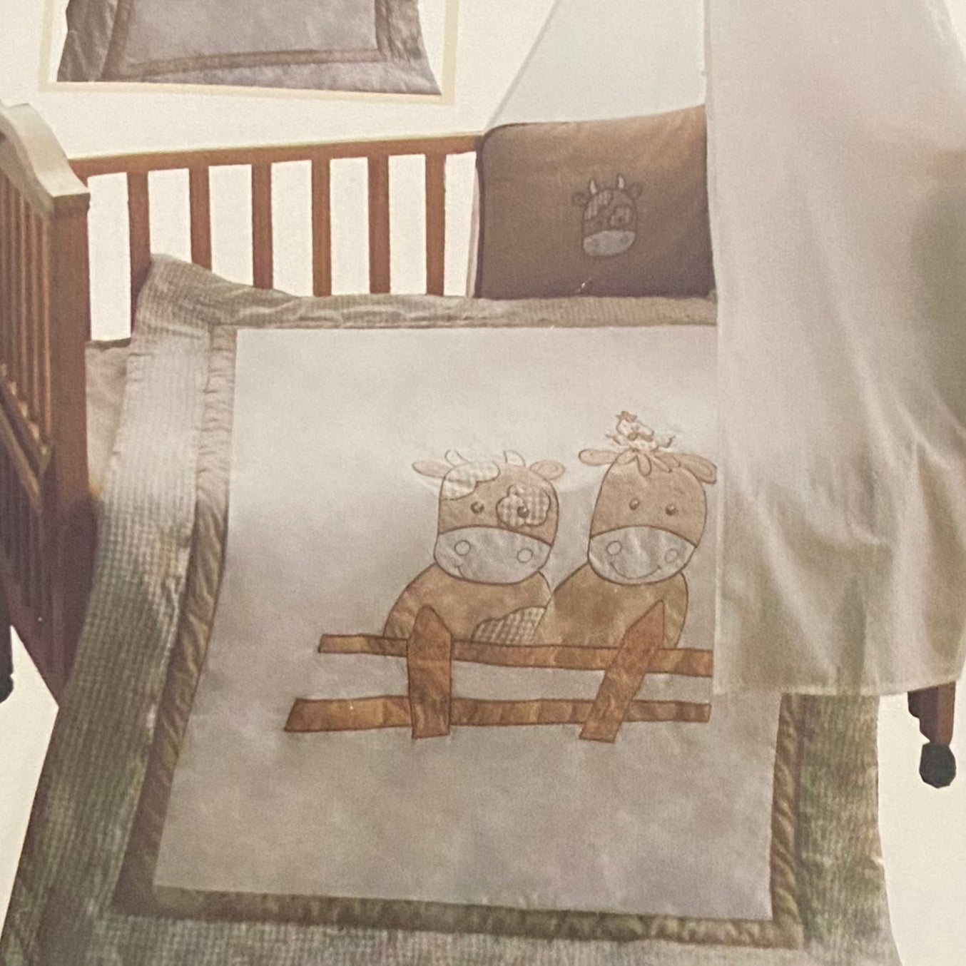Cot Bed Canopy, Quilt & Bumper by Snuggle Baby