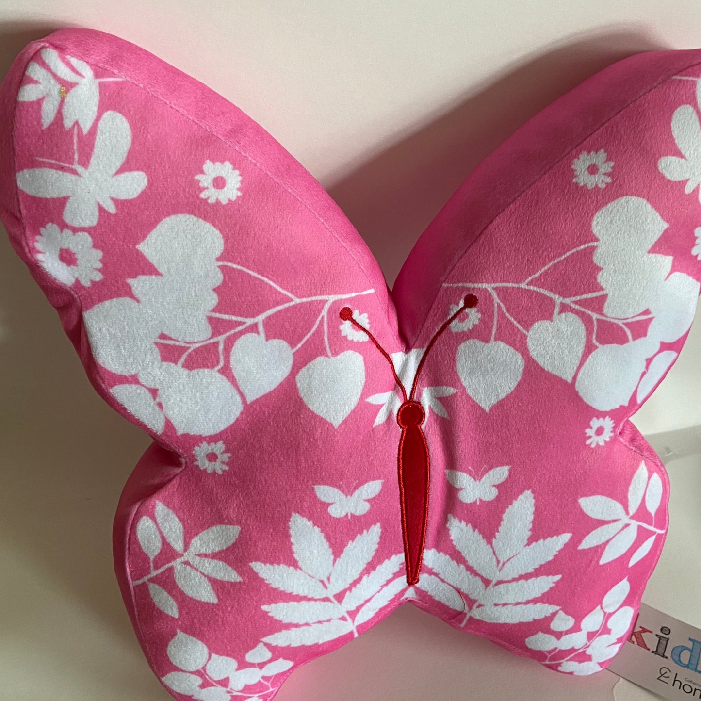 Butterfly 3d Pink Filled Cushion by Catherine Lansfield