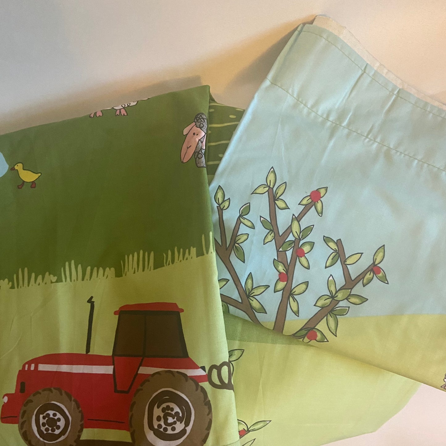 Farmyard Curtains by Helena Springfield