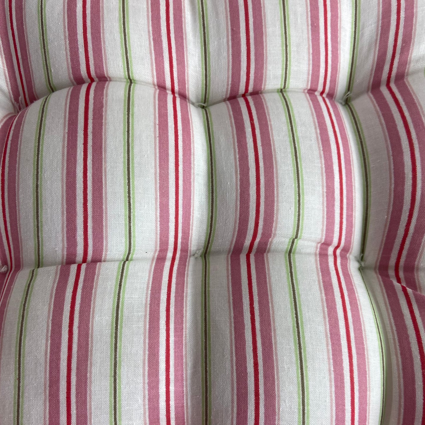Floral & Stripe Seat Pad by Landon Tyler