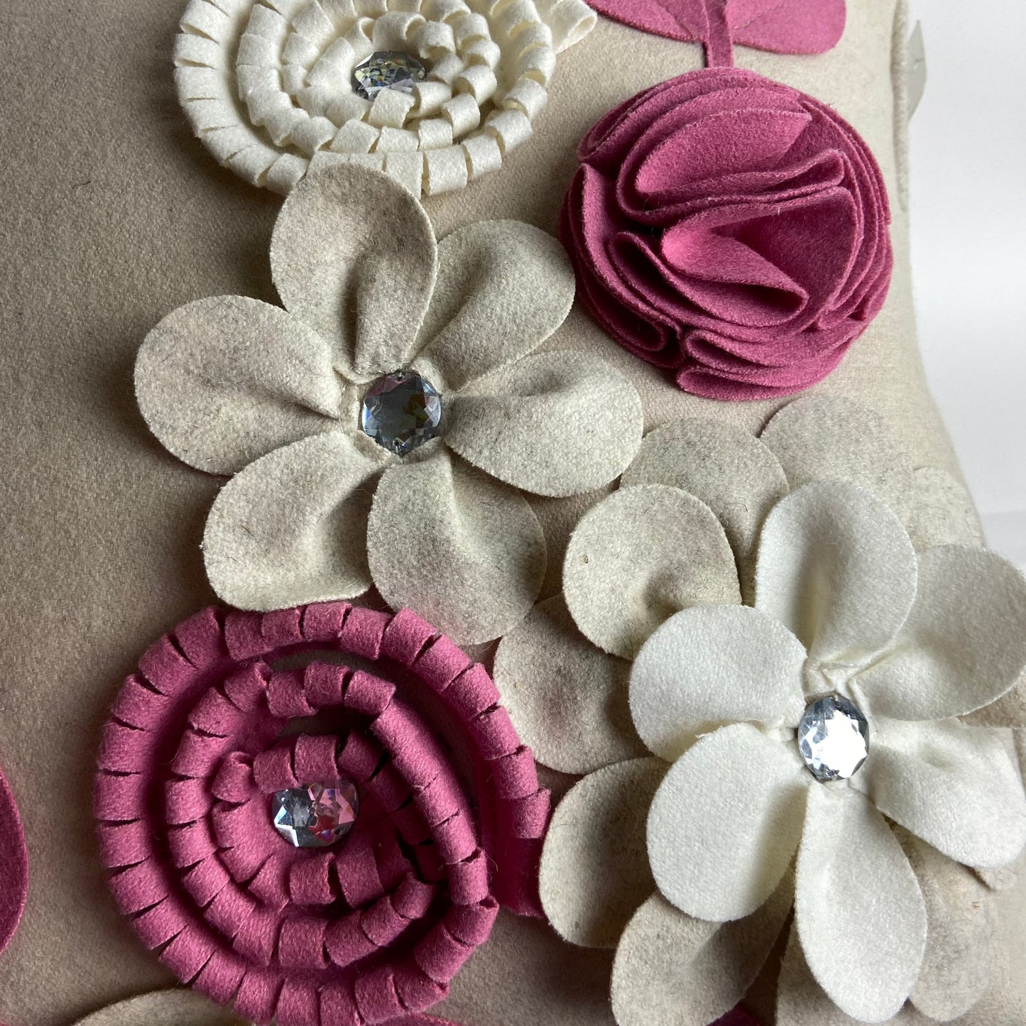 Floral 3D Effect Cushion by CIMC Home