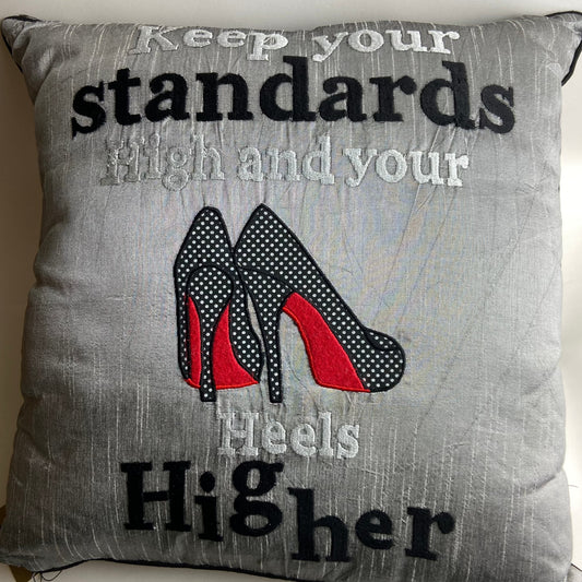 Heels Higher Cushion by CIMC Home