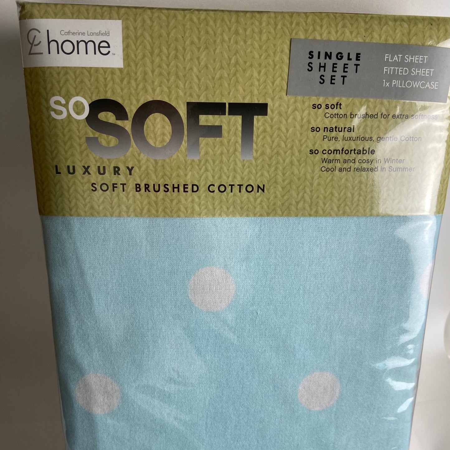 Brushed Polka Sheet Set by Catherine Lansfield