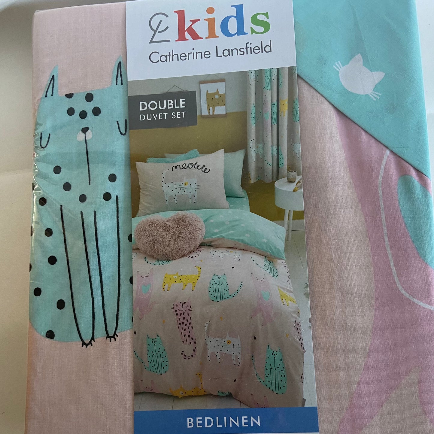 Cute Cats Duvet Set by Catherine Lansfield Kids