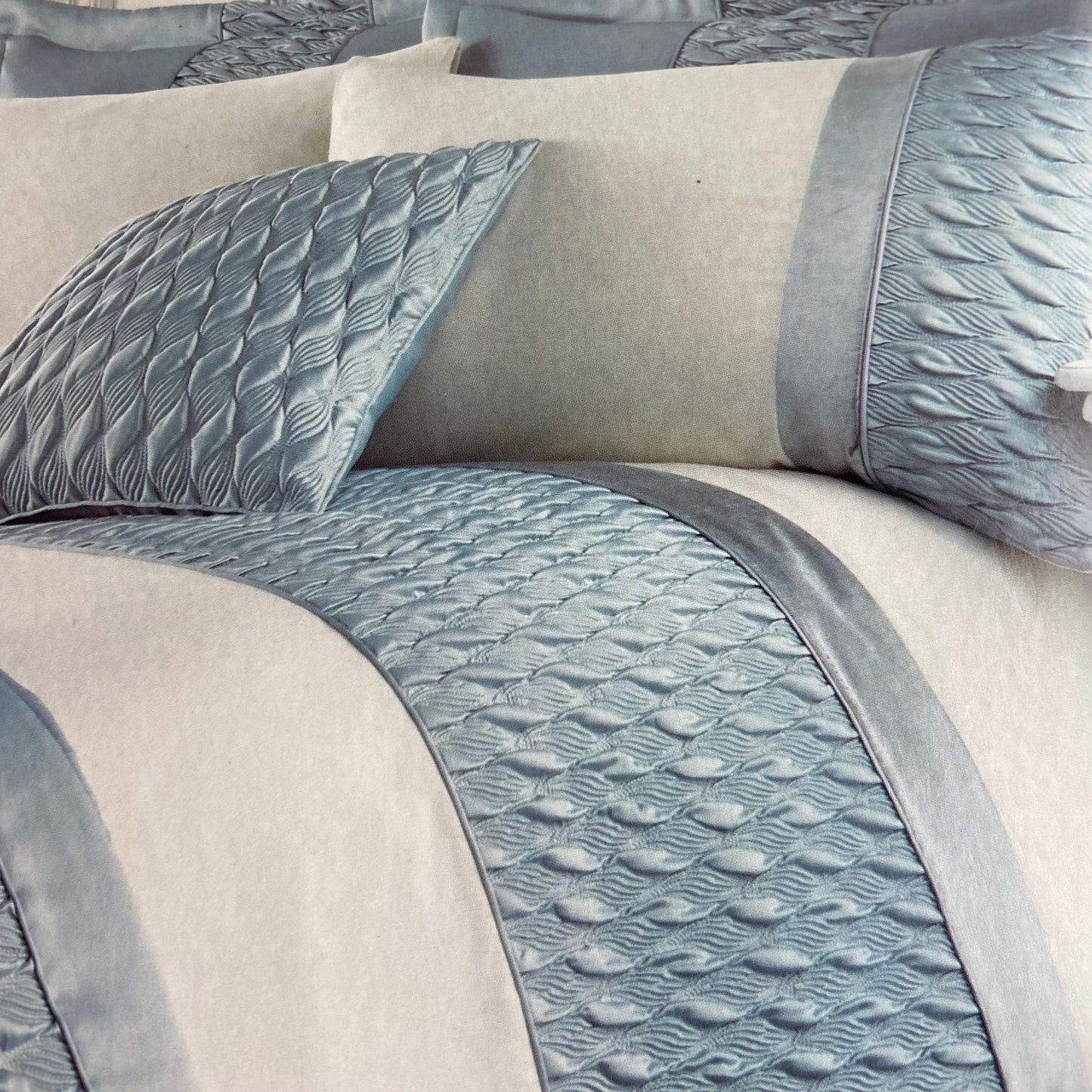 Quilted Luxury Satin Duvet Set by Catherine Lansfield
