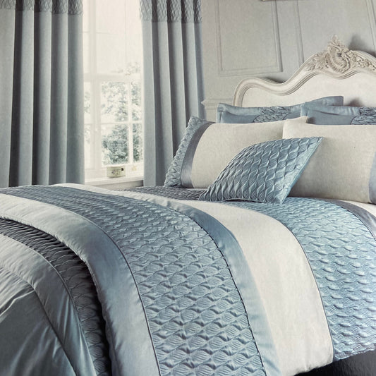 Quilted Luxury Satin Duvet Set by Catherine Lansfield