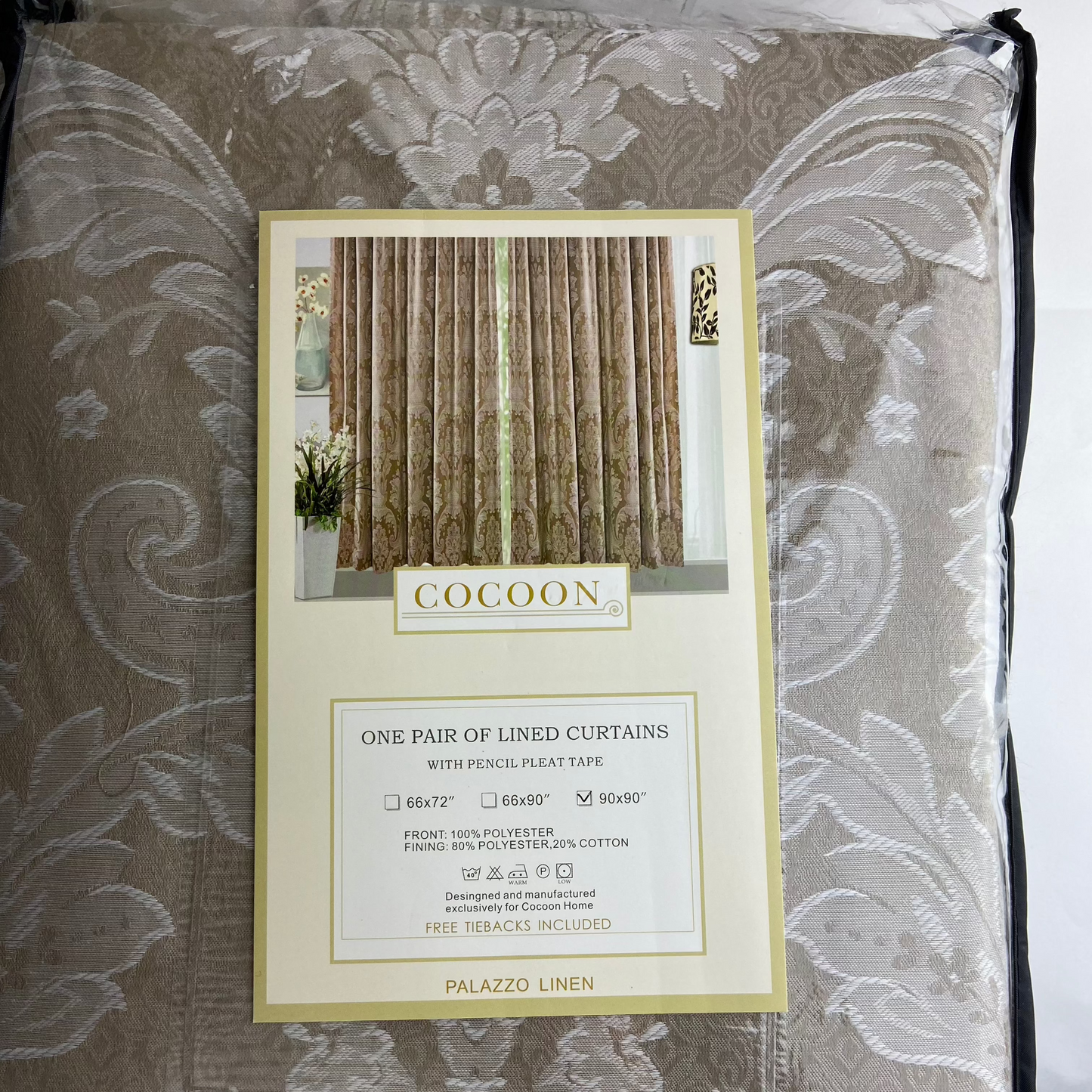 Palazzo Linen Curtains by Cocoon