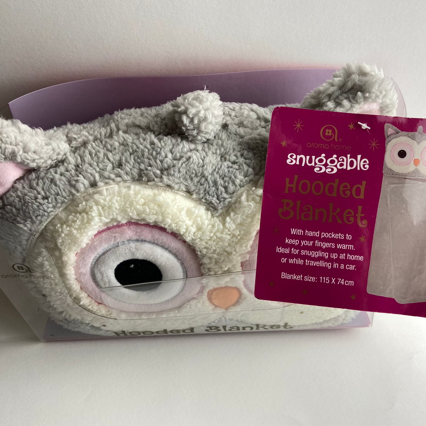 Snuggable Hooded Blanket by Aroma Home