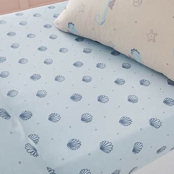 Seahorse Fitted Sheet by Chapter B Kids Club