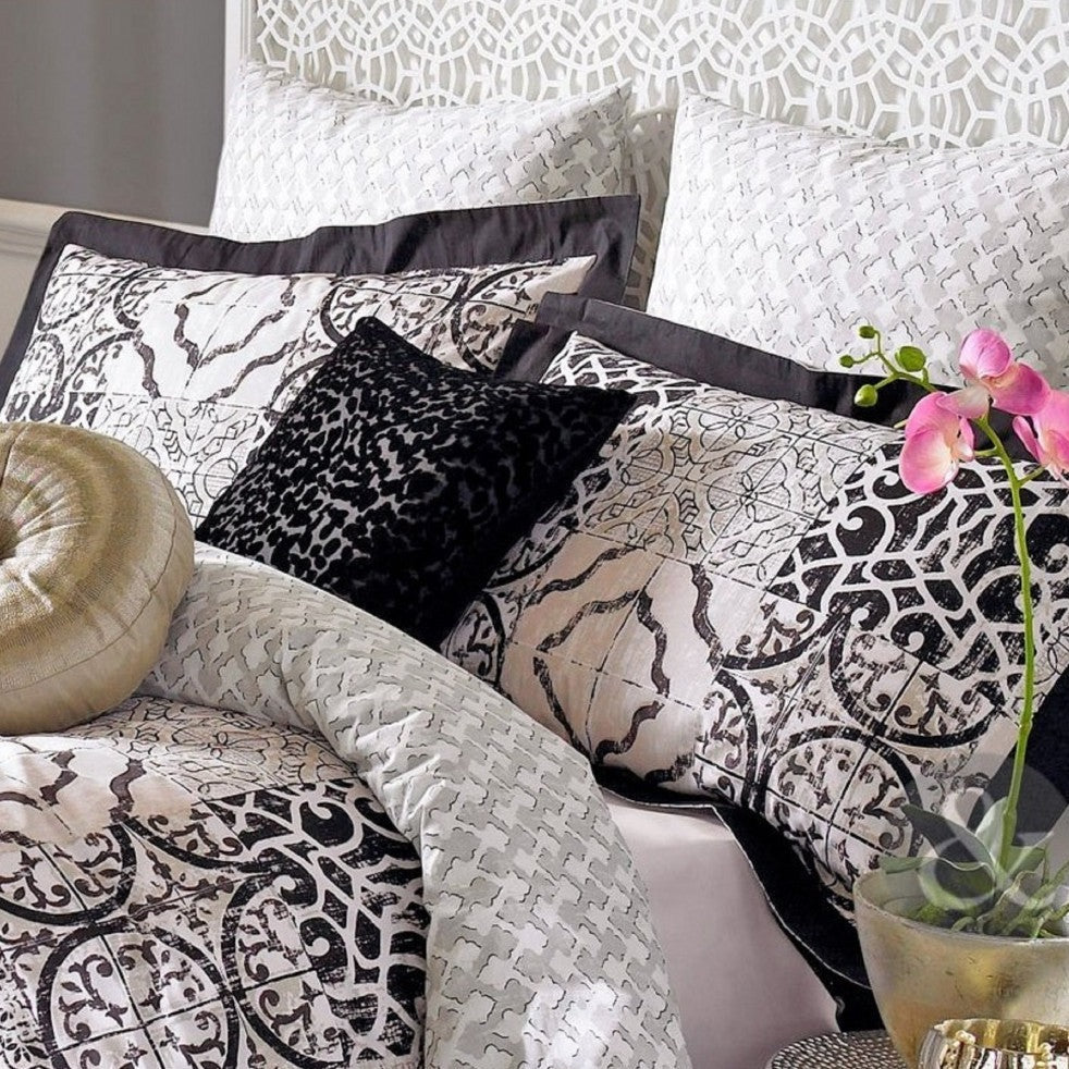 Azar Duvet Cover & Pillowcases by Elizabeth Hurley - 100% Cotton - Double Size