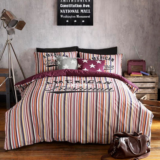 Boston Duvet Cover + Pillowcases by American Freshman