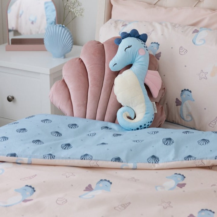 Seahorse Fitted Sheet by Chapter B Kids Club