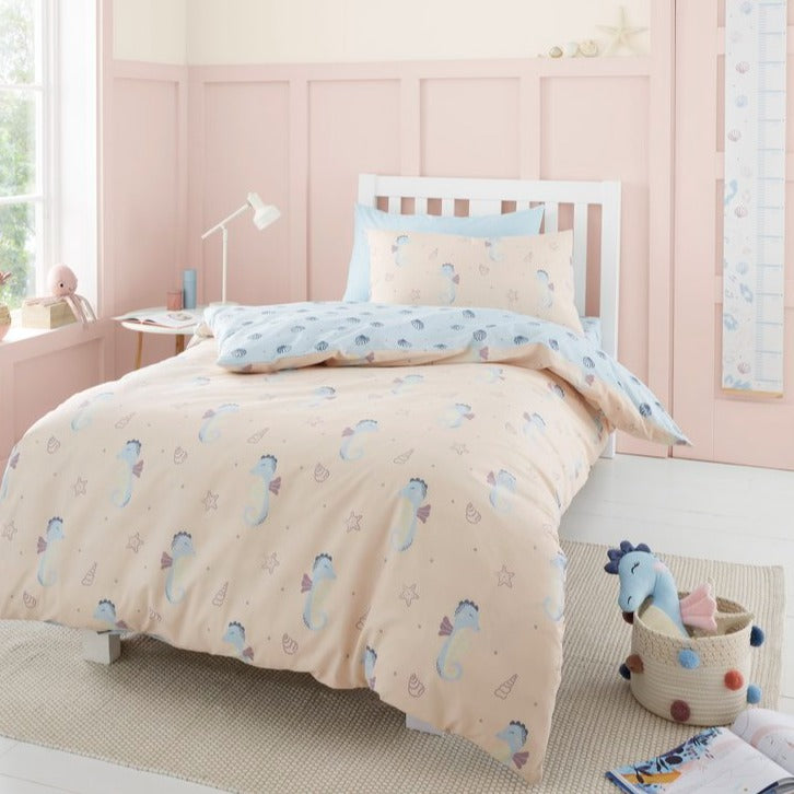 Seahorse Duvet Set by Chapter B Kids Club