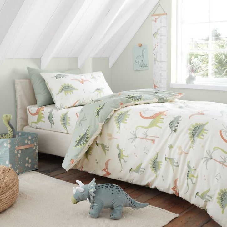 Dinosaur Fitted Sheet by Chapter B Kids Club