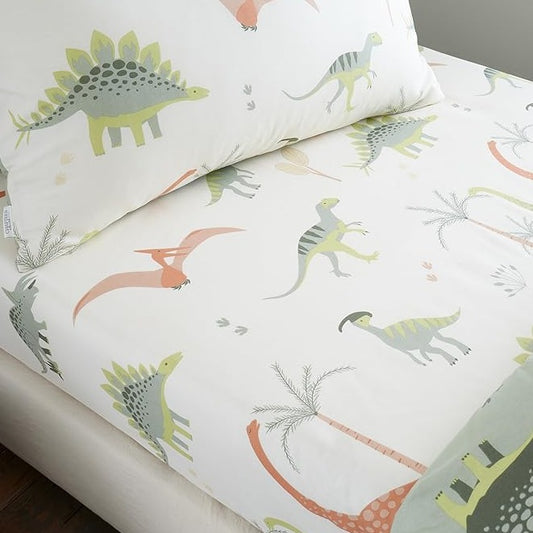 Dinosaur Fitted Sheet by Chapter B Kids Club
