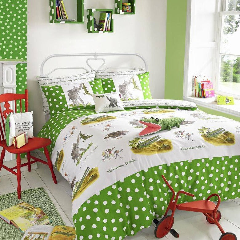 The Enormous Crocodile Duvet Set by Roald Dahl